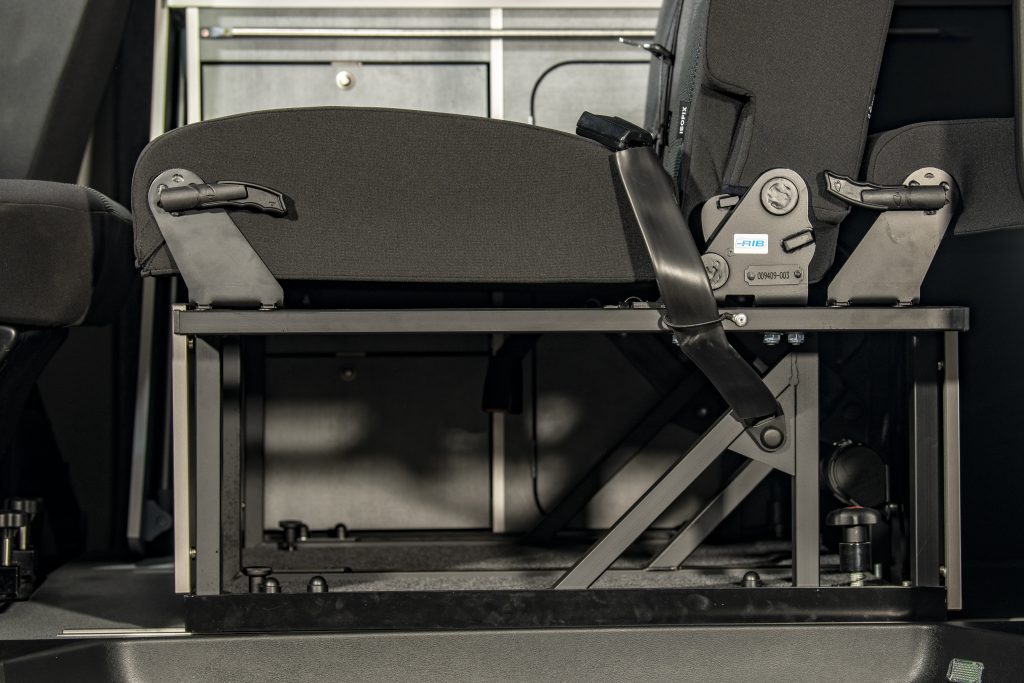 GlideMotion RIB bed on rails