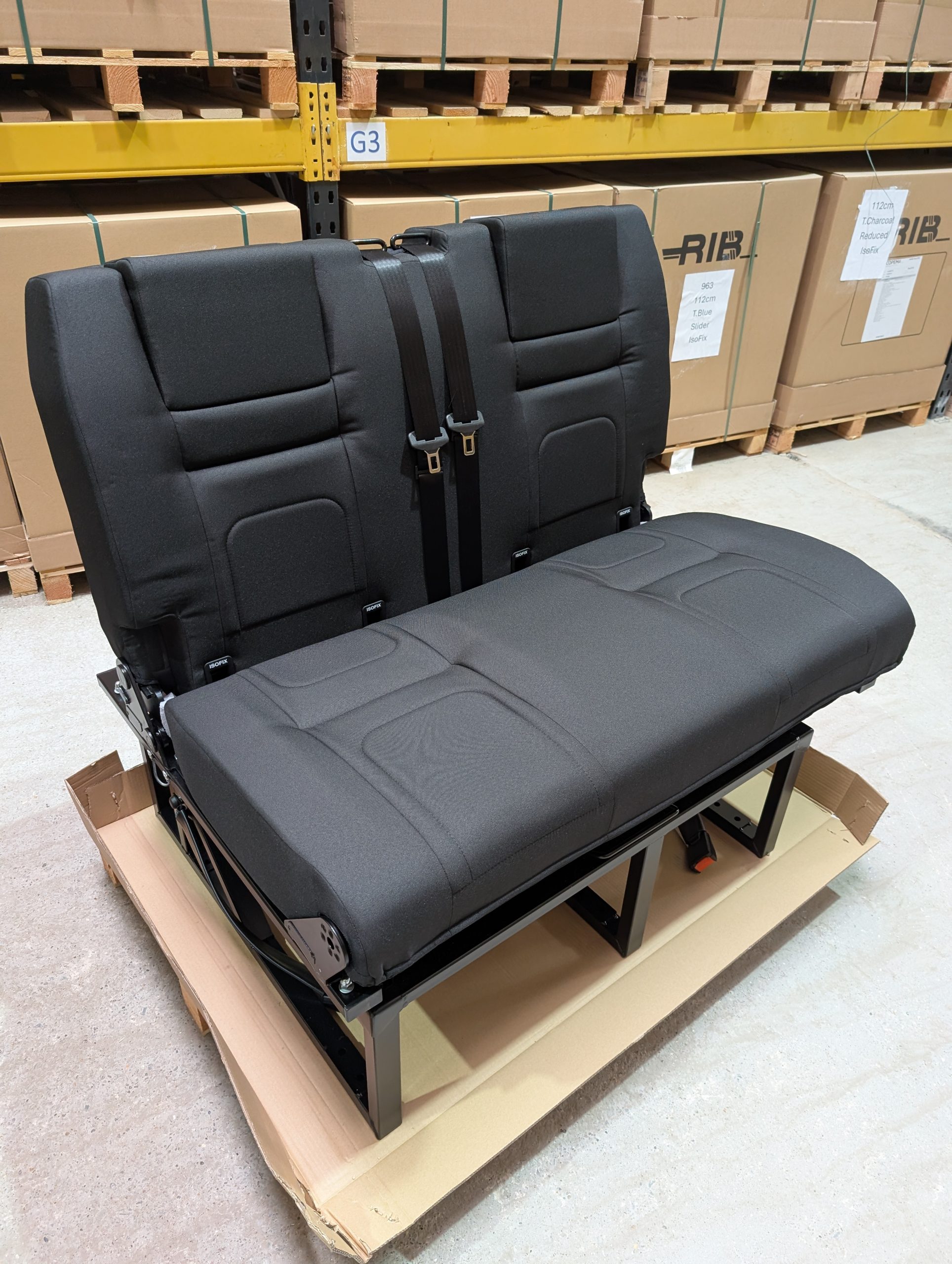 RIB 112cm Safari Plain Black